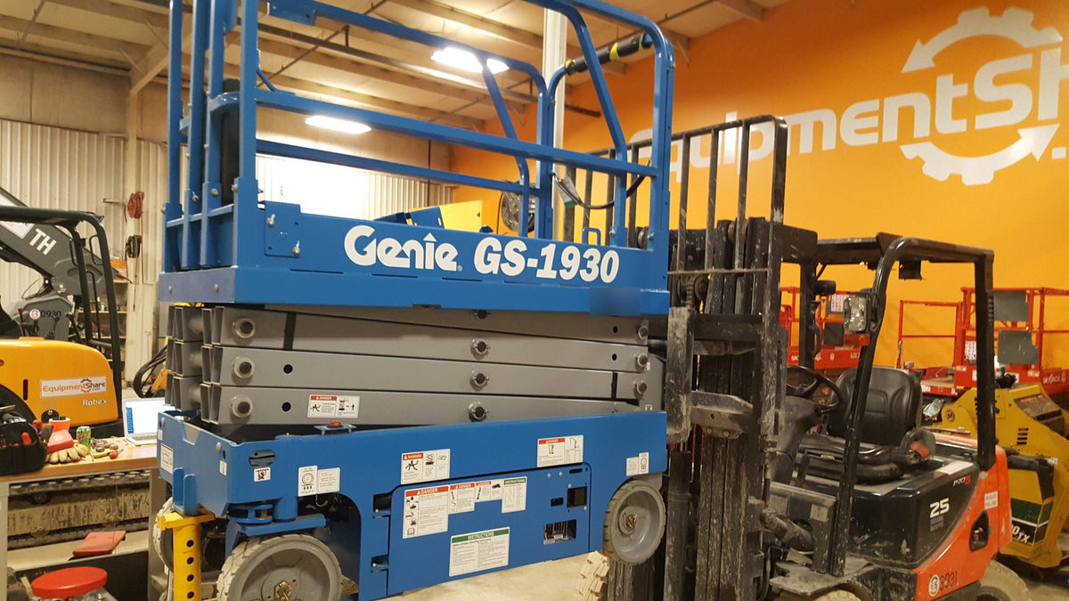 2018 Genie GS-1930 Genie GS-1930 w/Fixed Rail, Chain Entry