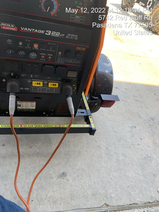 2021 Lincoln Electric Vantage 322 Vantage 322 Ready Pak 3 w/ Decals, ORANGE (includes trailer, cable rack, fender light kit) NO Telematics