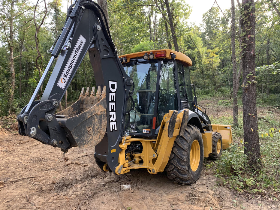 2020 John Deere 310LEP Cab/Heat/Air, 4WD, Standard Stick, Pilot Controls, 2 Way Hydraulics, TAG Manual QC