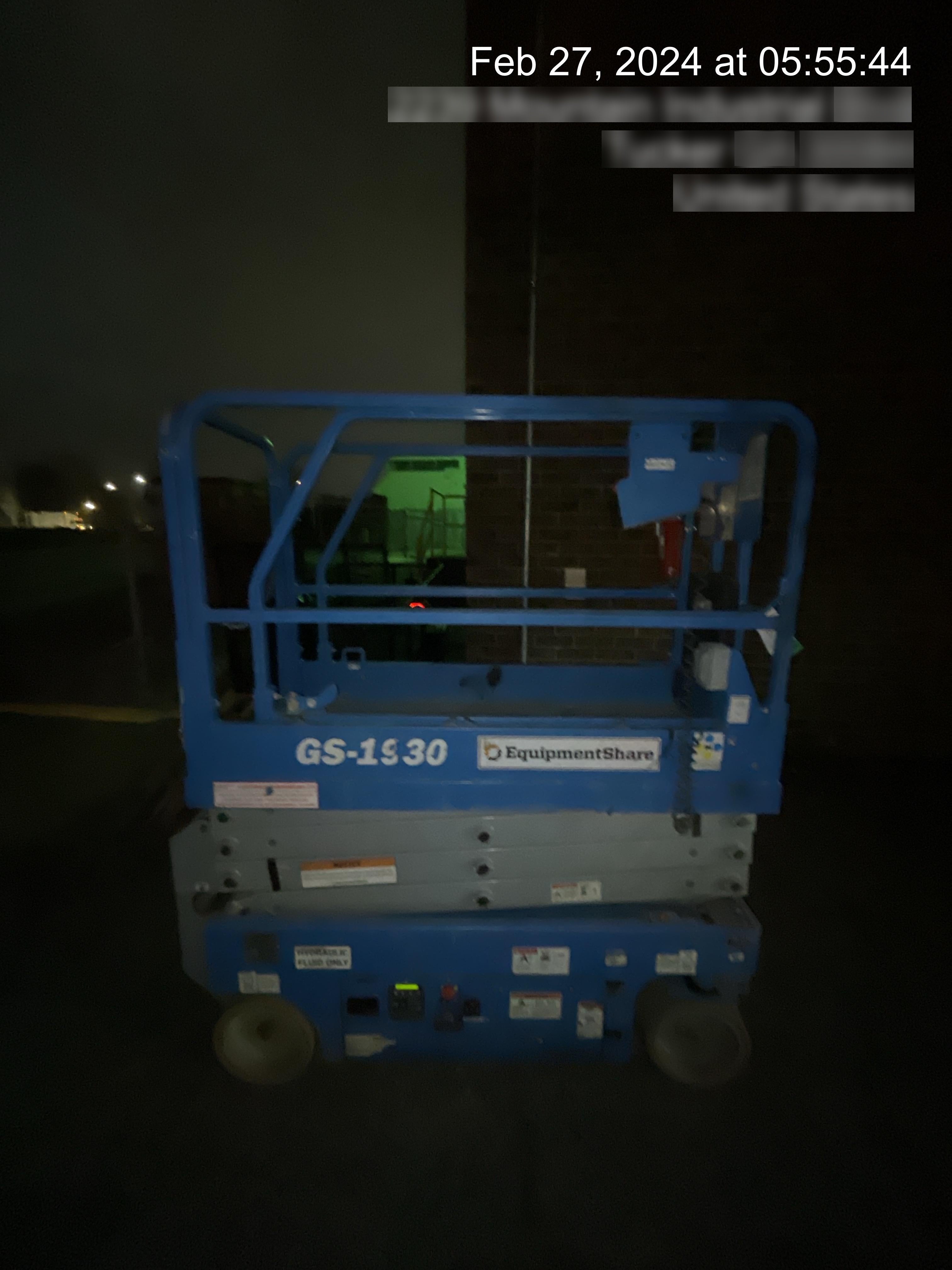2020 Genie GS-1930 Standard Machine