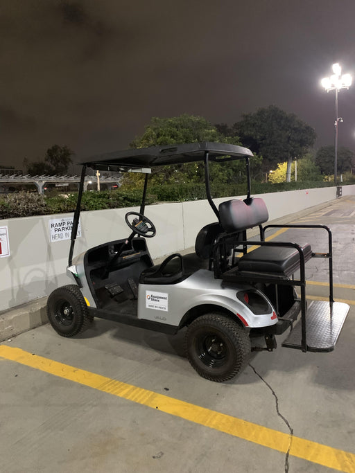 2022 Ez-Go VALOR 4 GAS EFI, PLATINUM, 
REAR SEAT KIT, ROOF, SPLIT TINTED WINDSHIELD