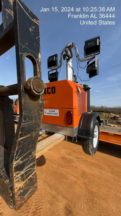 2023 Wanco WLTT-4MM4K Diesel, Deep Sea Controller, Shore Power Plug, Auto Start, (4) 350W LED Floodlights, 4kW Generator, 60 Gal Fuel Tank, 2" Ball, T3