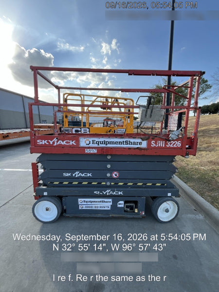 2017 Skyjack SJIII-3226 Skyjack SJ3226, Trojan Battery Set, Extended Warranty 5yr/5k hr