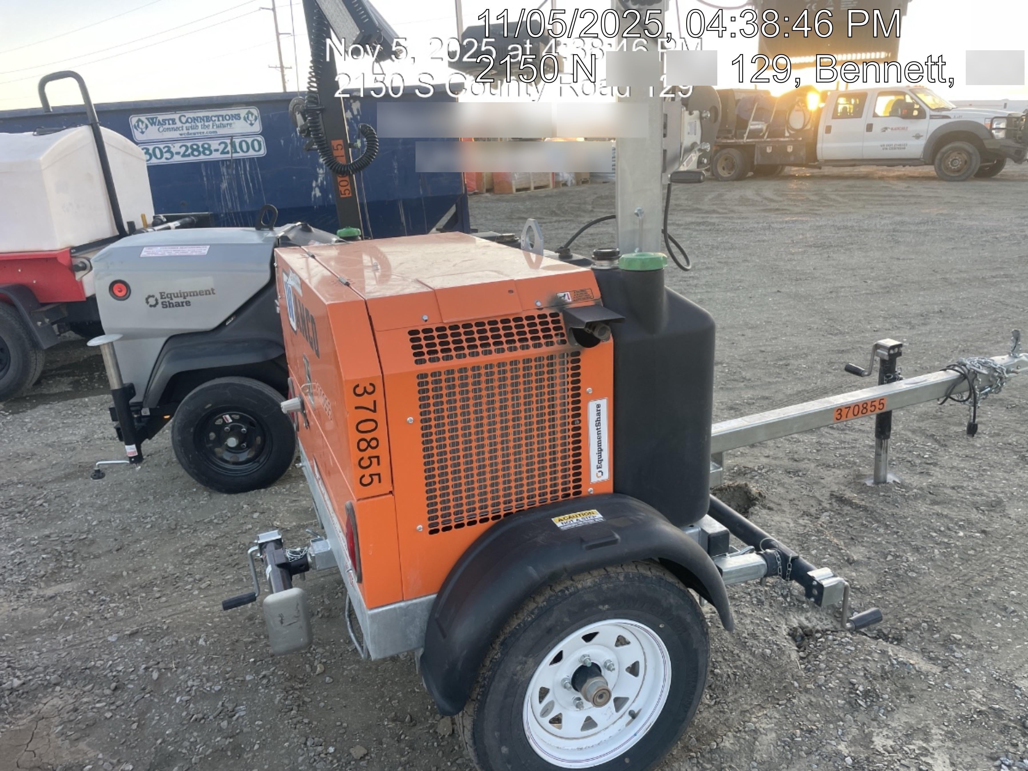 2023 Wanco WLTT-4MM4K Diesel, Deep Sea Controller, Shore Power Plug, Auto Start, (4) 350W LED Floodlights, 4kW Generator, 60 Gal Fuel Tank, 2" Ball, T3