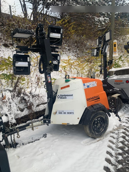 2024 Generac MLT2 Diesel, Flex Switch 120V Input, Powerzone Controller, 
(4) 320W LED Lights, 4kW Generator, 39.9 Gal Fuel Tank, 2" Ball, T3