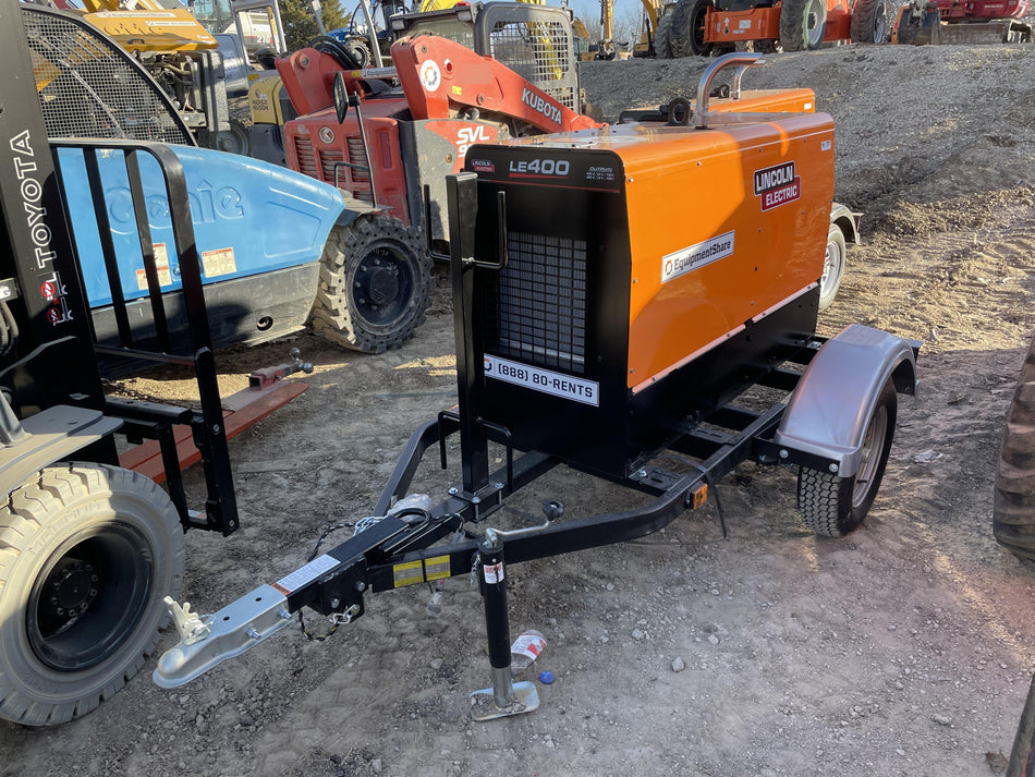 2022 Lincoln Electric LE400 Kubota V1505, Trlr, Cable Rack, Light Kit, ES Decals, T3