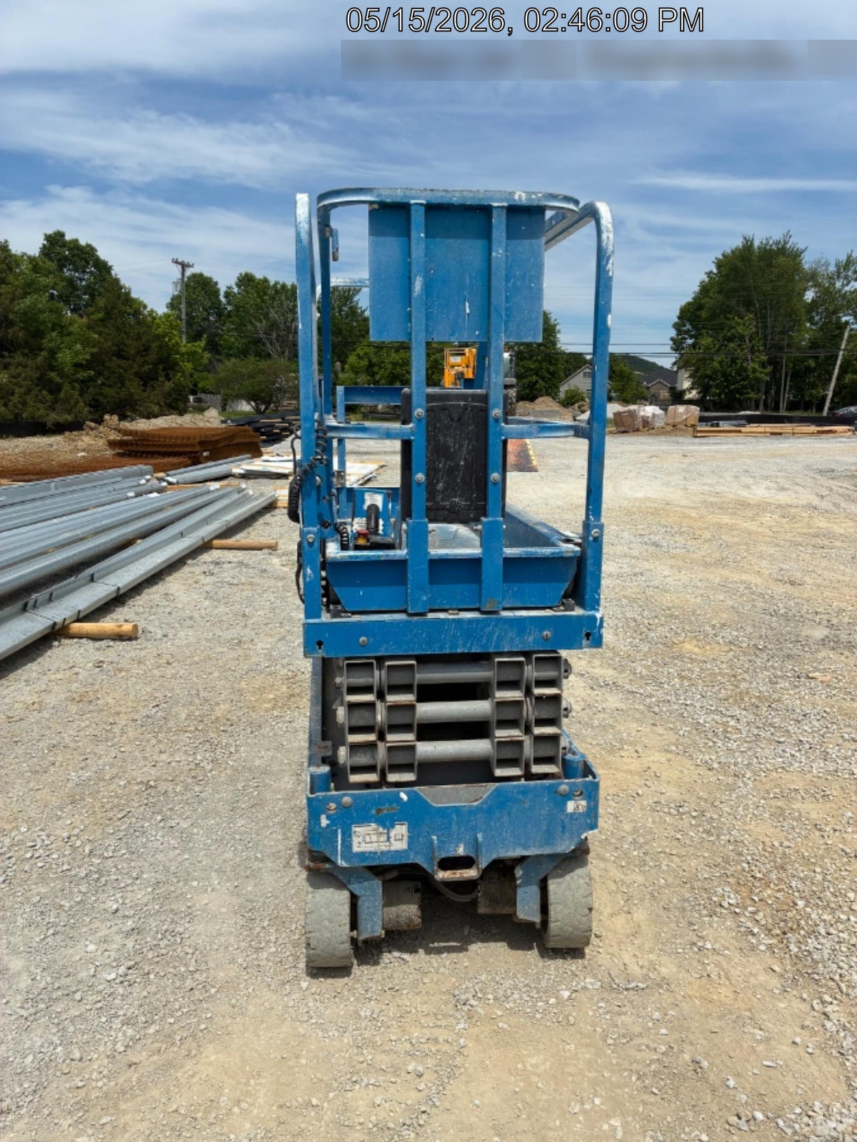 2020 Genie GS-1930 Solid Non Marking Tires, Beacon, Folding rails with half height swing gate