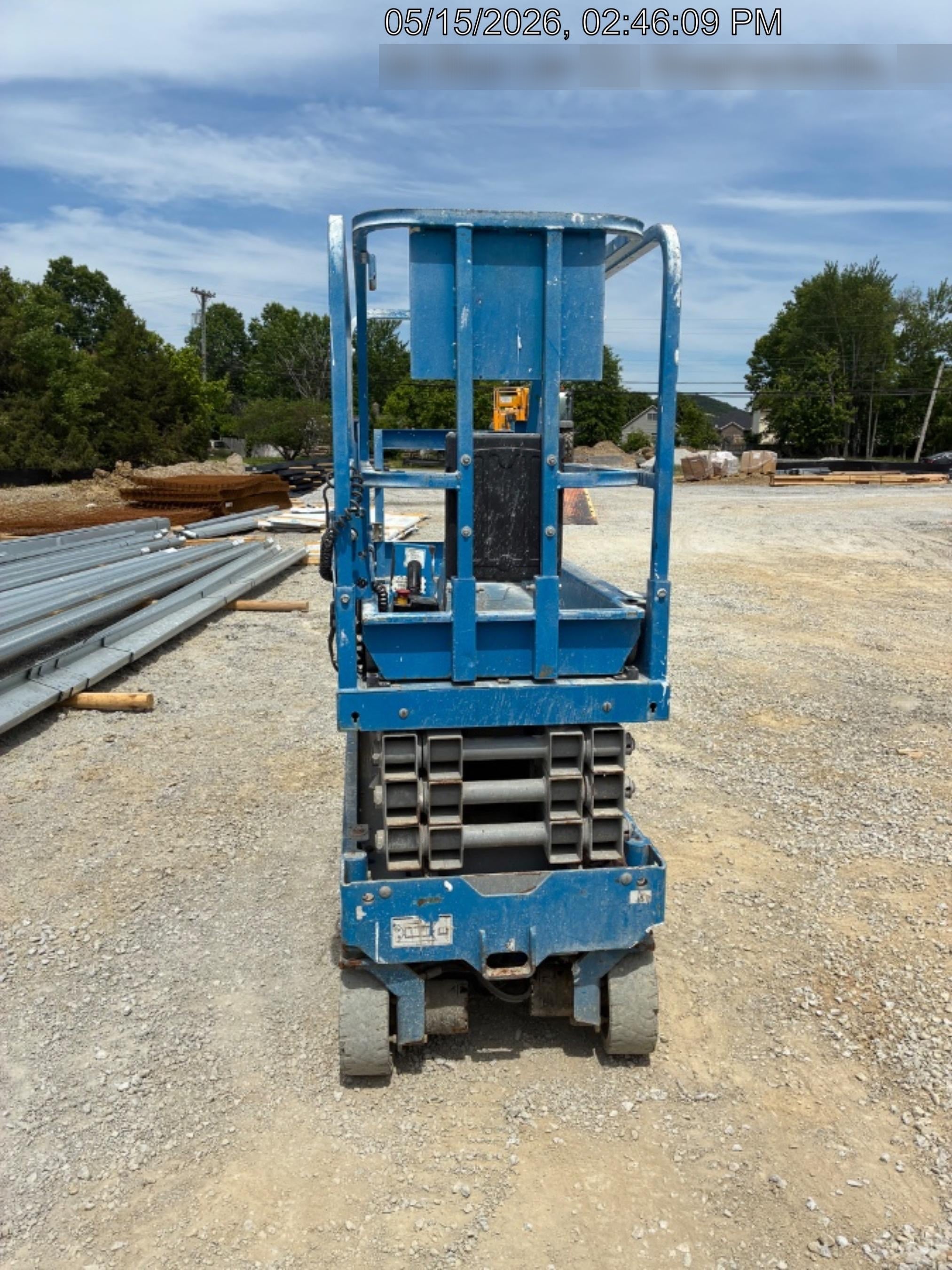 2020 Genie GS-1930 Solid Non Marking Tires, Beacon, Folding rails with half height swing gate