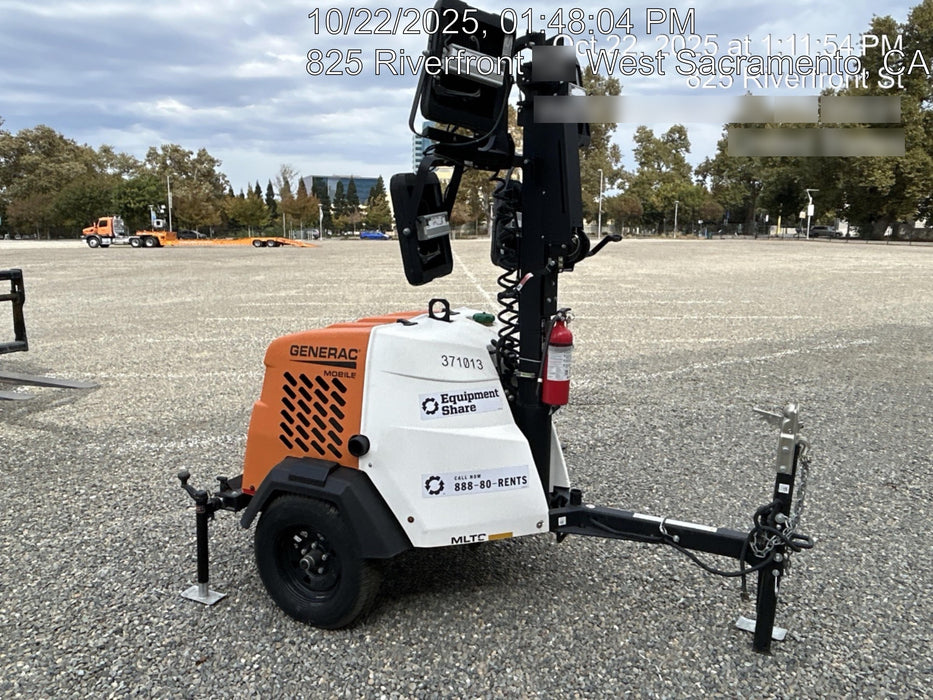 2023 Generac MLT2 Diesel, Flex Switch 120V Input, Powerzone Controller, 
(4) 320W LED Lights, 4kW Generator, 39.9 Gal Fuel Tank, 2" Ball, T3