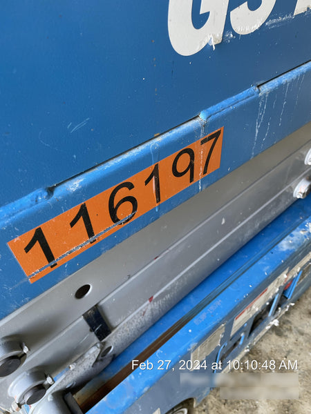 2020 Genie GS-1930 Solid Non Marking Tires, Beacon, Folding rails with half height swing gate