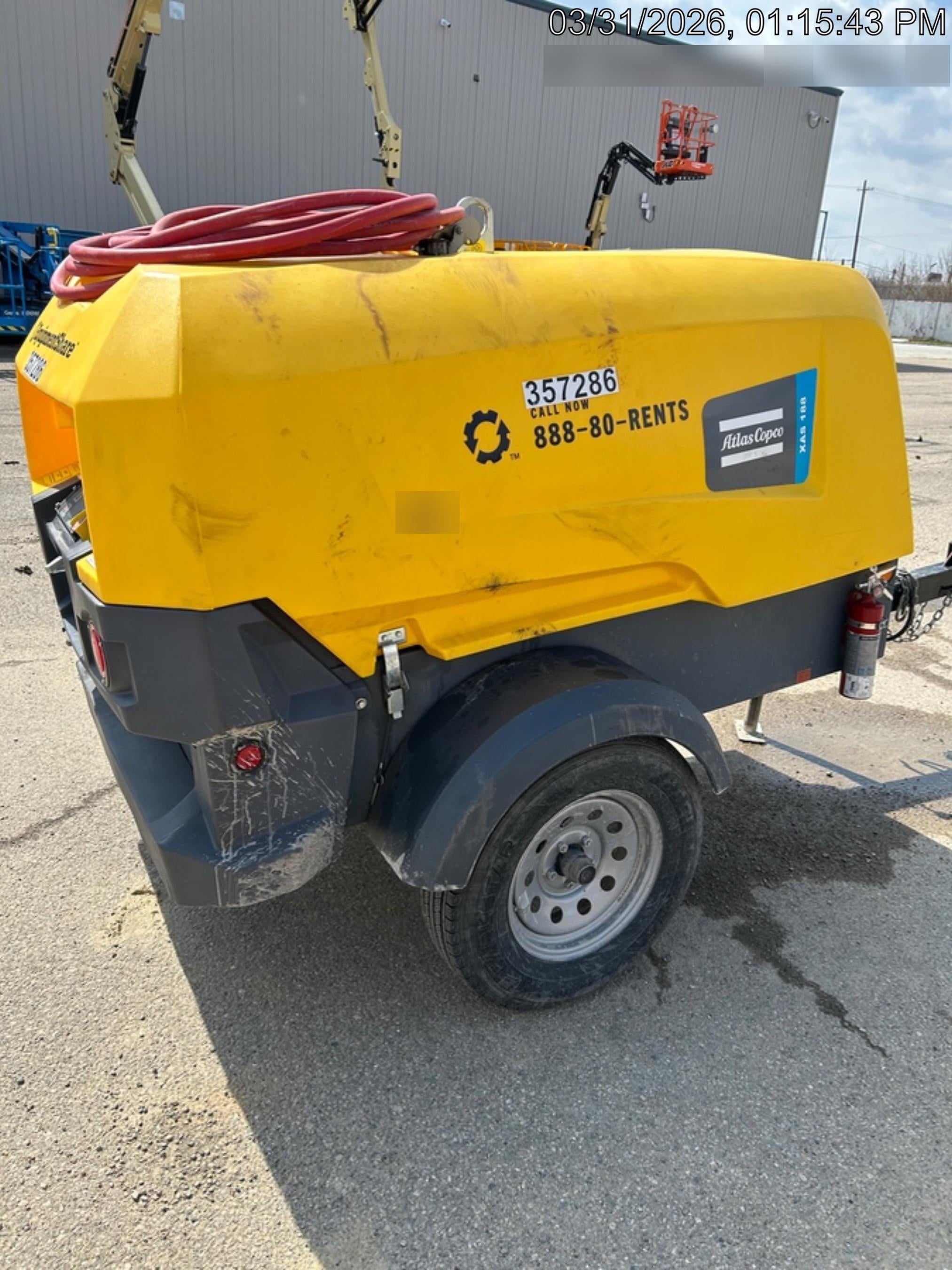 2023 ATLAS COPCO XAS188 CWK