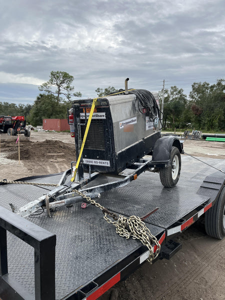 2019 Lincoln Electric Vantage 322 Welder Ready-Pak 3, Two wheel trailer, Fender and Light kit, Cable Rack