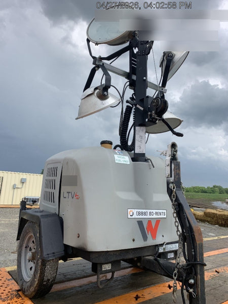 2018 Wacker Neuson LTV6L-MH Wacker Neuson LTV6L Mobile Light Tower w/Fuel Level Sensor Installed