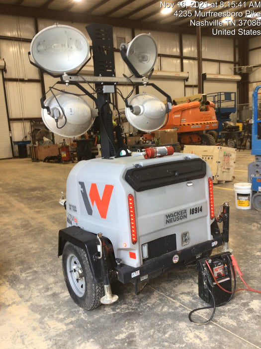 2018 Wacker Neuson LTV6L-MH Wacker Neuson LTV6L Mobile Light Tower w/Fuel Level Sensor Installed