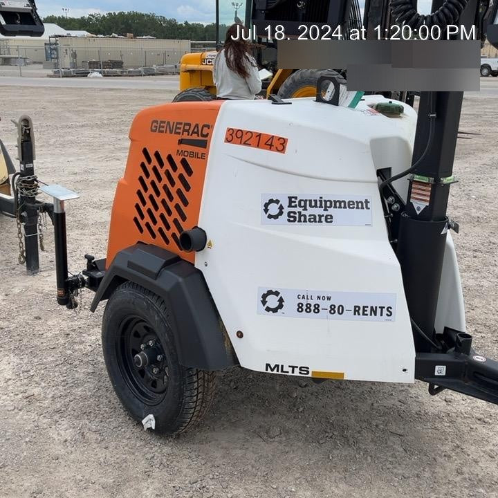 2024 Generac MLT2 Diesel, Flex Switch 120V Input, Powerzone Controller, 
(4) 320W LED Lights, 4kW Generator, 39.9 Gal Fuel Tank, 2" Ball, T3