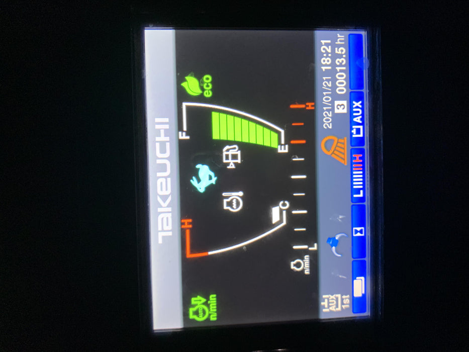 2020 Takeuchi TB-235-2CR Cab/Heat/Air, Rubber Tracks, Manual TAG QC