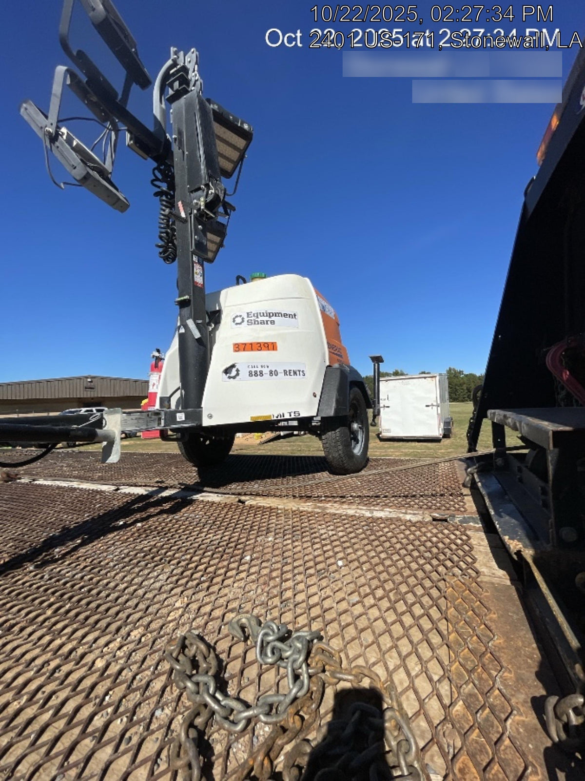 2023 Generac MLT2 Diesel, Flex Switch 120V Input, Powerzone Controller, 
(4) 320W LED Lights, 4kW Generator, 39.9 Gal Fuel Tank, 2" Ball, T3