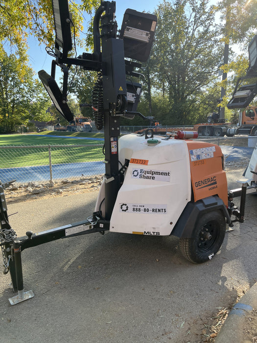 2023 Generac MLT2 Diesel, Flex Switch 120V Input, Powerzone Controller, 
(4) 320W LED Lights, 4kW Generator, 39.9 Gal Fuel Tank, 2" Ball, T3