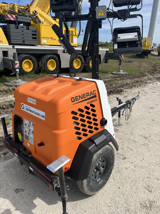 2024 Generac MLT2 Diesel, Flex Switch 120V Input, Powerzone Controller, 
(4) 320W LED Lights, 4kW Generator, 39.9 Gal Fuel Tank, 2" Ball, T3