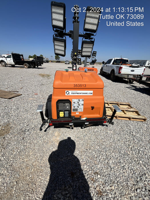 2023 Generac MLT2 Diesel, Flex Switch 120V Input, Powerzone Controller, (4) 320W LED Lights, 4kW Generator, 39.9 Gal Fuel Tank, 2" Ball, T3