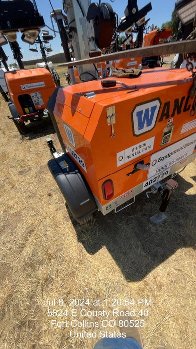 2024 Wanco WLTT-4MM4K Diesel, Deep Sea Controller, Shore Power Plug, Auto Start, (4) 350W LED Floodlights, 4kW Generator, 60 Gal Fuel Tank, 2" Ball, T3