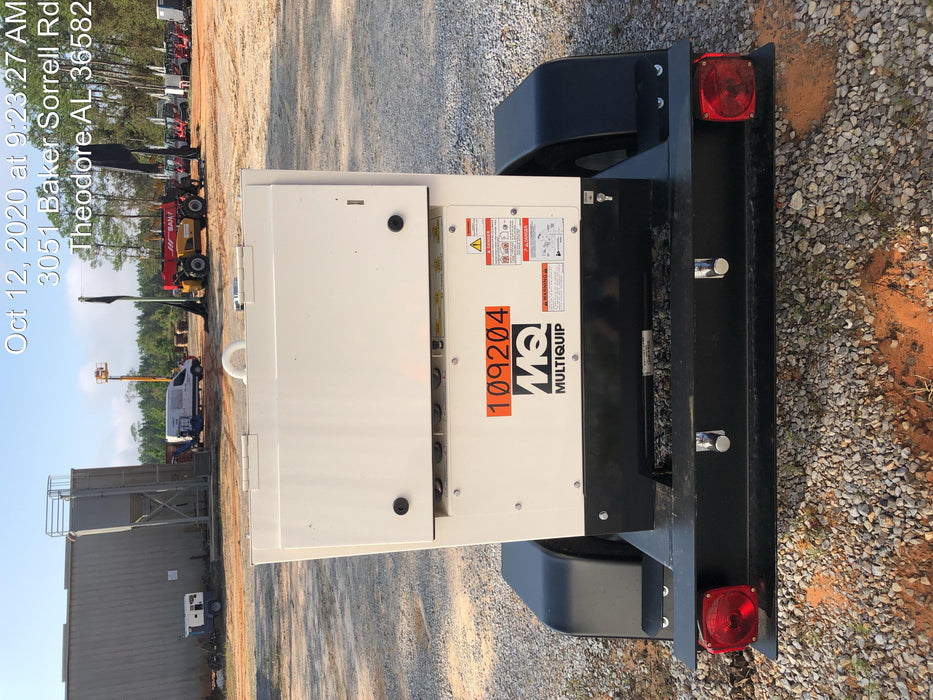 2020 Multiquip DLW400ESA4 400 amp Welder, 14kW, 120/240V, T4F Kubota, Trailer