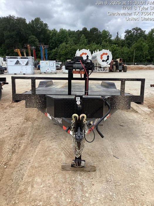 2024 TEXAS PRIDE TRAILERS 21' Lowboy Gravity Tilt Bed 14K Bumper Pull Trailer