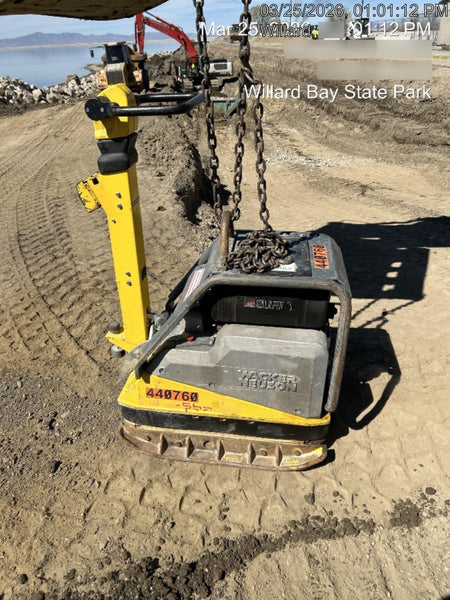 2024 Wacker Neuson DPU6555Heh Hatz Diesel, Reversible Plate Compactor, electric start