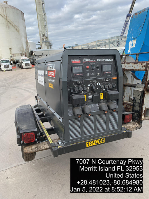 2021 Lincoln Electric Dual Maverick 200/200X Ready Pak 3, Includes Trailer, Cable Rack, Fender Light Kit