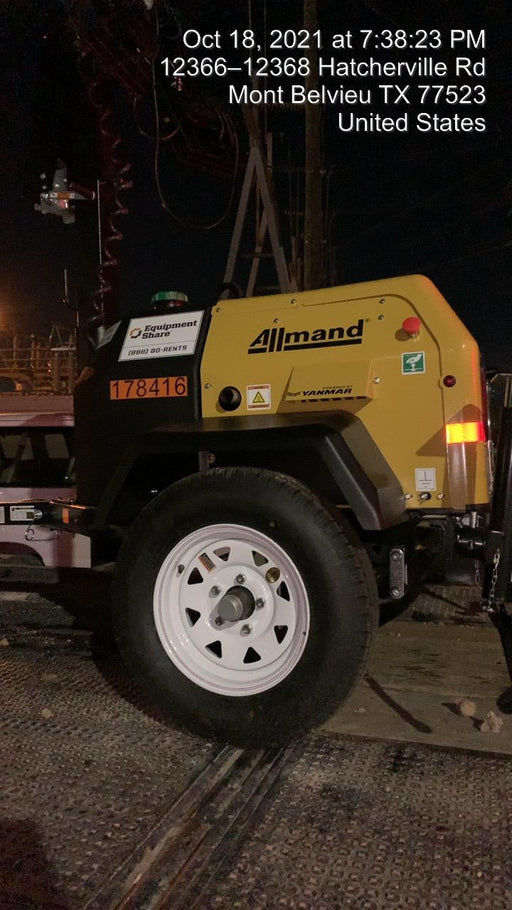 Allmand NLV3GR 3kW Light Plant - LED