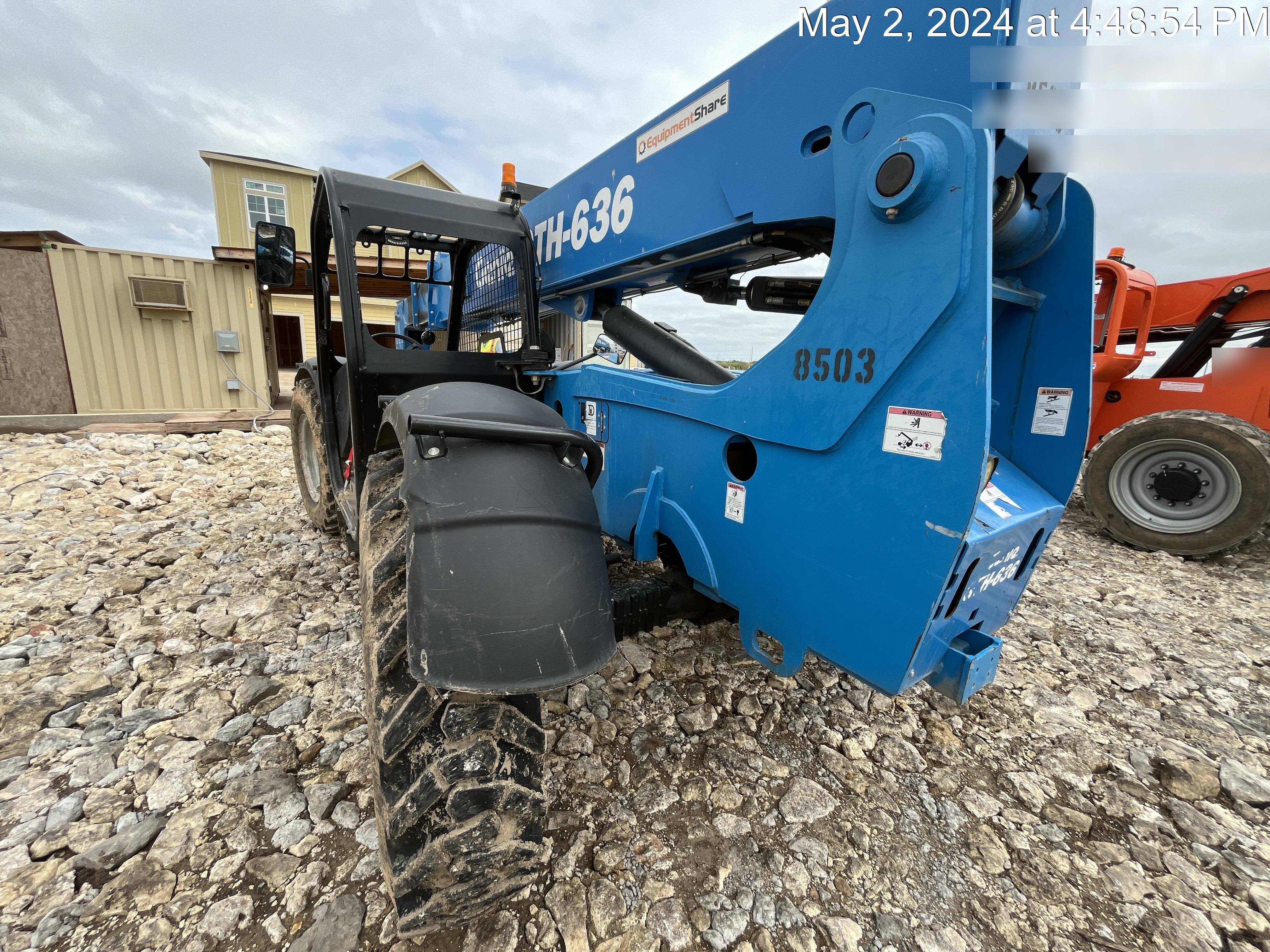 2018 Genie GTH-636 Genie GTH-636 w/Open ROPS, FF Tires, Work Light/Beacon, 48" Carriage and Forks