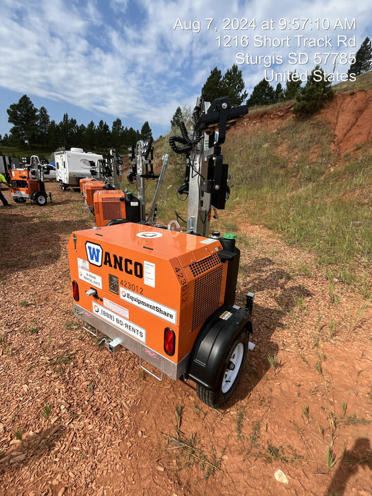 2024 Wanco WLTT-4MM4K Diesel, Deep Sea Controller, Shore Power Plug, Auto Start, (4) 350W LED Floodlights, 4kW Generator, 60 Gal Fuel Tank, 2" Ball, T3