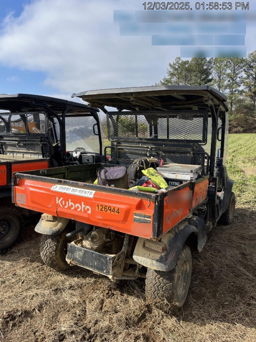 Kubota RTV-X1140W-H Plastic Canopy, Windshield Acrylic Clear, LED Strobe Light, Wire Harness Kit, Back up Alarm