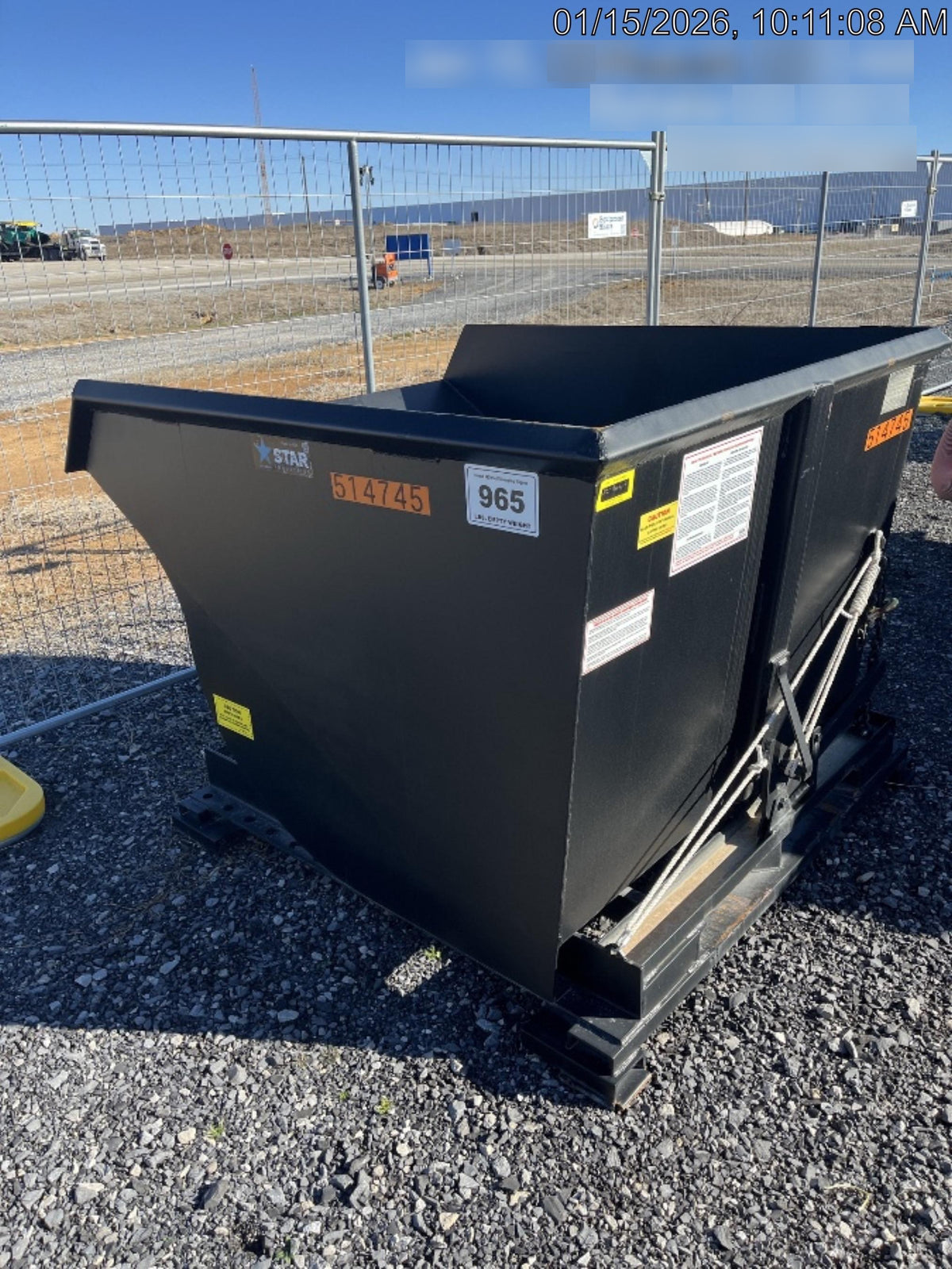 2025 STAR INDUSTRIES M-1820 - Self-Dump Hopper