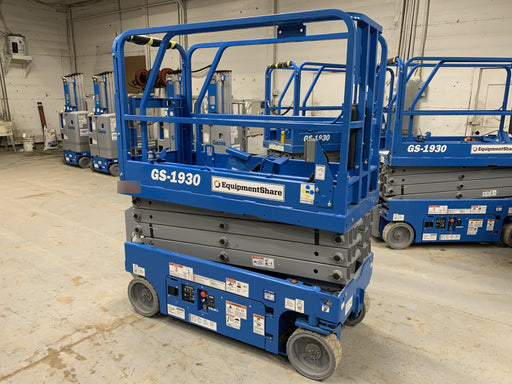 2020 Genie GS-1930 Solid Non Marking Tires, Beacon, Folding rails with half height swing gate
