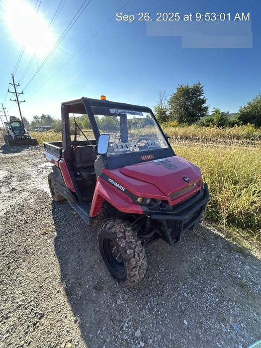 2021 Yanmar YU1000 Canopy, Steel Wheel, Poly WindShield, Beacon, Backup Alarm