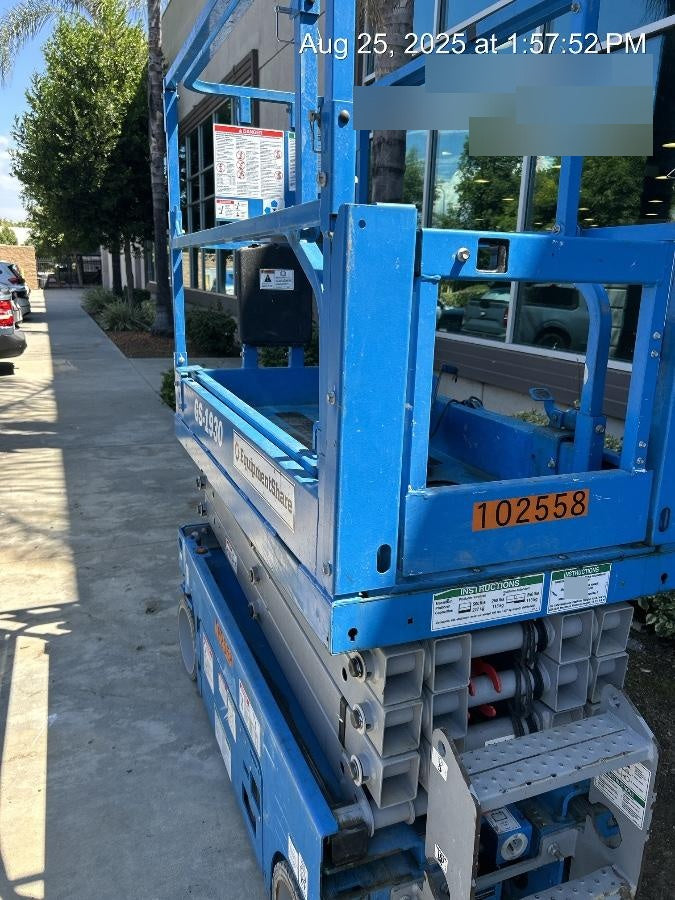 2020 Genie GS-1930 Solid Non Marking Tires, Beacon, Folding rails with half height swing gate, 800W Inverter
