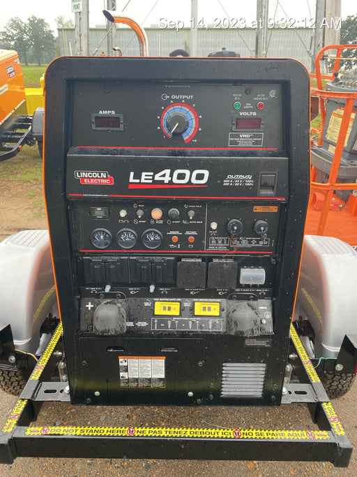 2022 Lincoln Electric LE400 Kubota V1505, Trlr, Cable Rack, Light Kit, ES Decals, T3