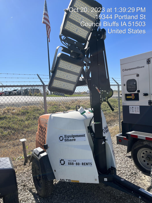 2023 Generac MLT2 Diesel, Flex Switch 120V Input, Powerzone Controller, (4) 320W LED Lights, 4kW Generator, 39.9 Gal Fuel Tank, 2" Ball, T3