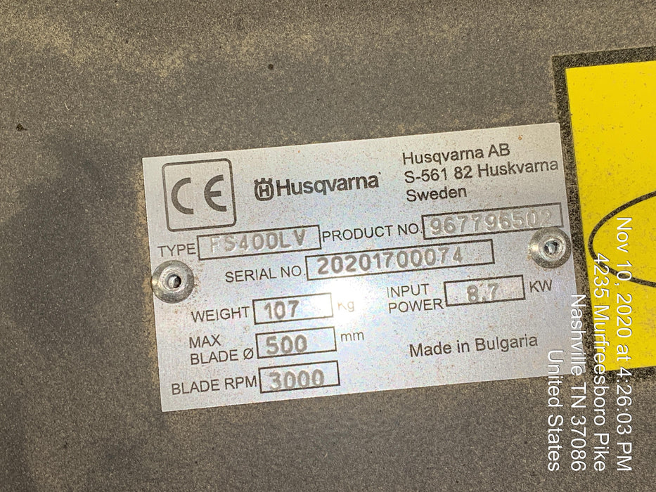 2020 HUSQVARNA FS 400