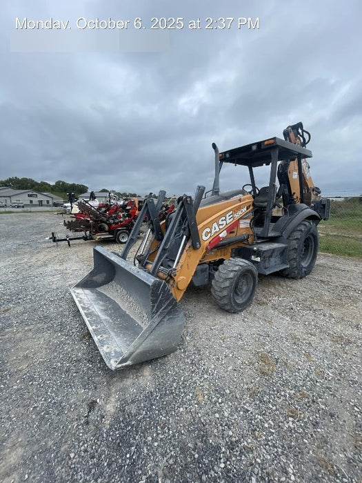 2020 Case 580N EP - Extendable Backhoe Canopy 4WD, Extendable Stick, Pilot Controls, 2 Way Hydraulics, Ride Control, TAG Manual QC