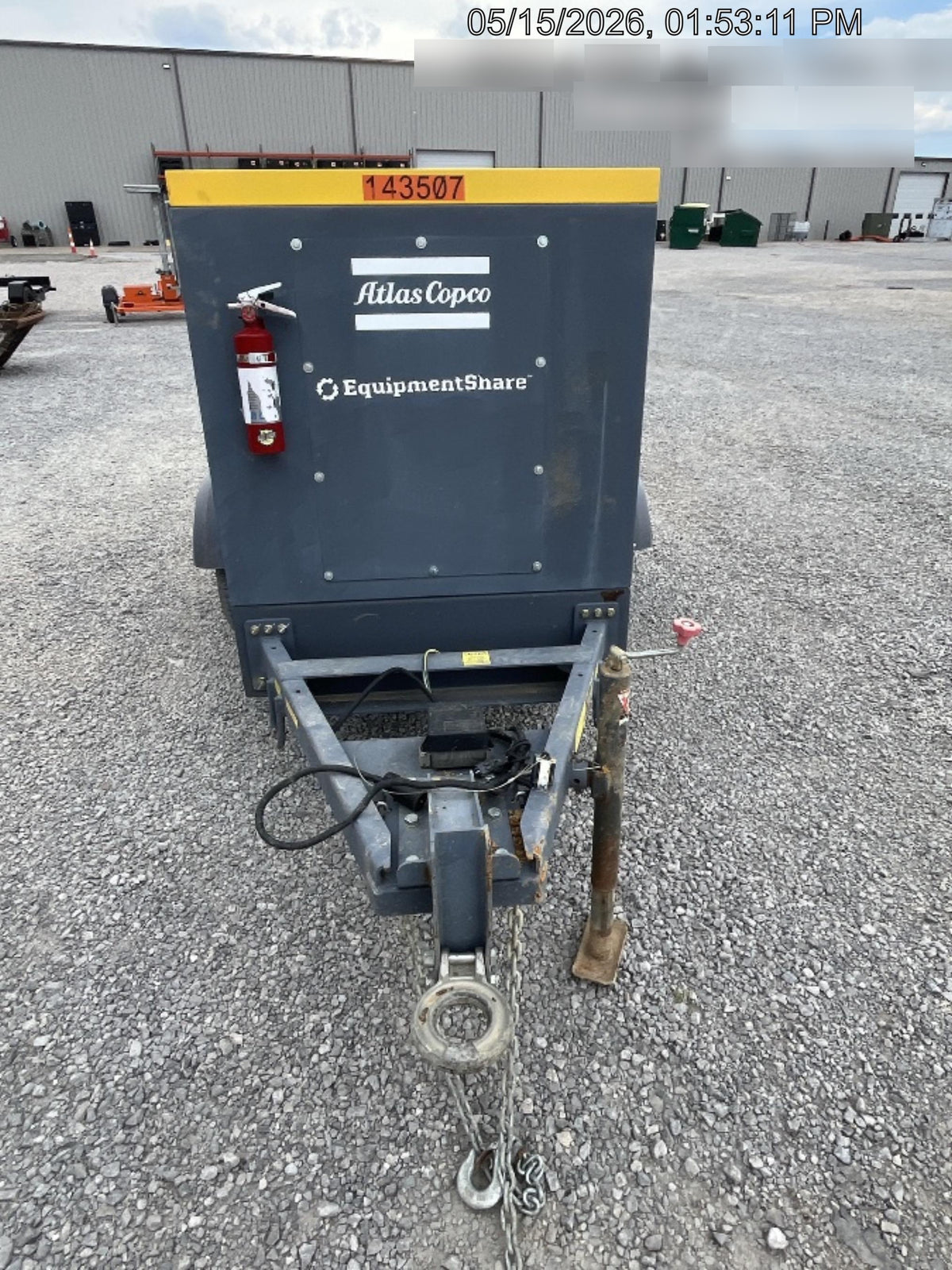 2021 ATLAS COPCO PAS 100 HF CS Enclosed