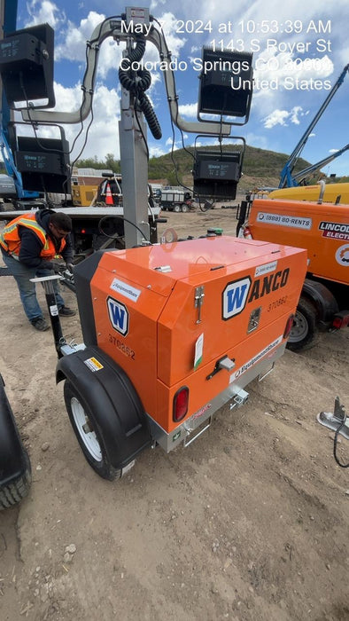 2023 Wanco WLTT-4MM4K Diesel, Deep Sea Controller, Shore Power Plug, Auto Start, (4) 350W LED Floodlights, 4kW Generator, 60 Gal Fuel Tank, 2" Ball, T3