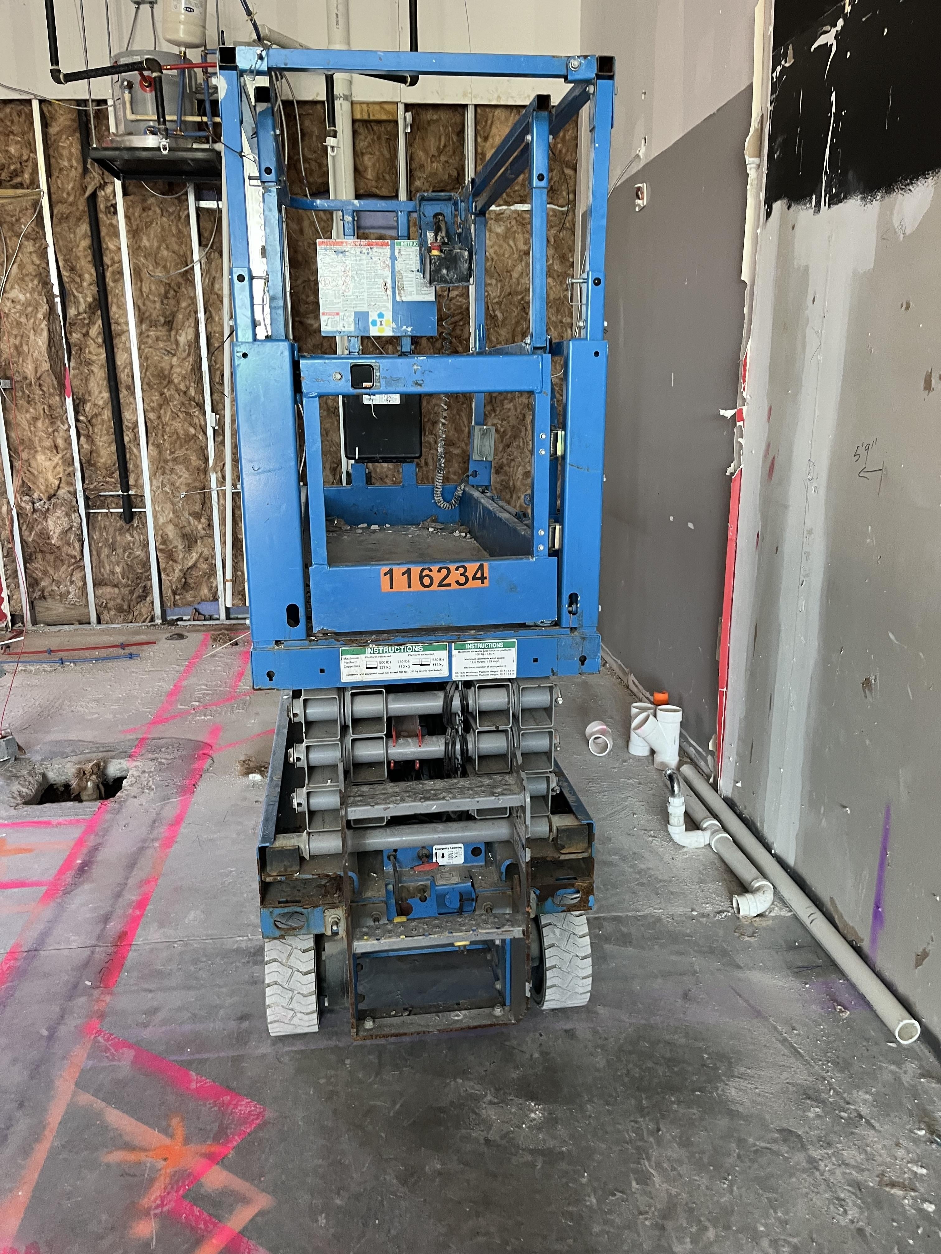 2020 Genie GS-1930 Solid Non Marking Tires, Beacon, Folding rails with half height swing gate
