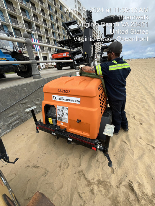 2023 Generac MLT2 Diesel, Flex Switch 120V Input, Powerzone Controller, 
(4) 320W LED Lights, 4kW Generator, 39.9 Gal Fuel Tank, 2" Ball, T3