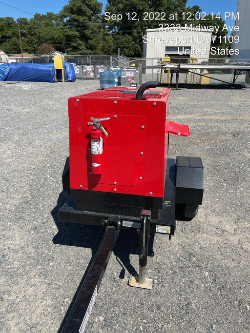 2022 Shindaiwa DGW400MDL Kubota D902 Engine, 23 HP, Dual Op Welder, Wire, Arc, Droop Stick, Tig, and CC Stick Functionality, Simulphase, 3 Phase and 1 Phase Gen Output, Single Axle NB Trlr, Slr Trckl Chrg 12V 12W, Fire Ext