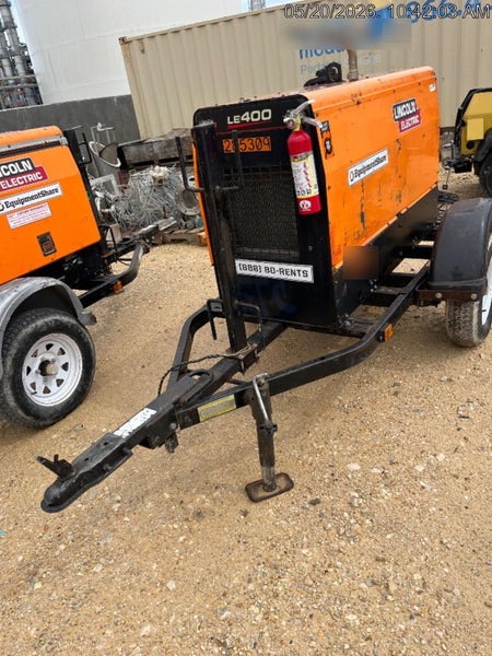 2022 Lincoln Electric LE400 Kubota V1505, Trlr, Cable Rack, Light Kit, ES Decals, T3