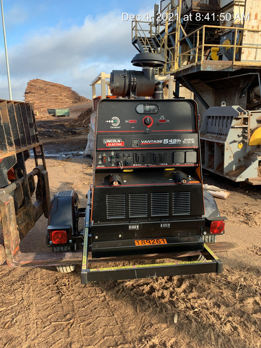 2021 Lincoln Electric Vantage 549X Ready Pak 3, ORANGE (includes trailer, cable rack, fender light kit)