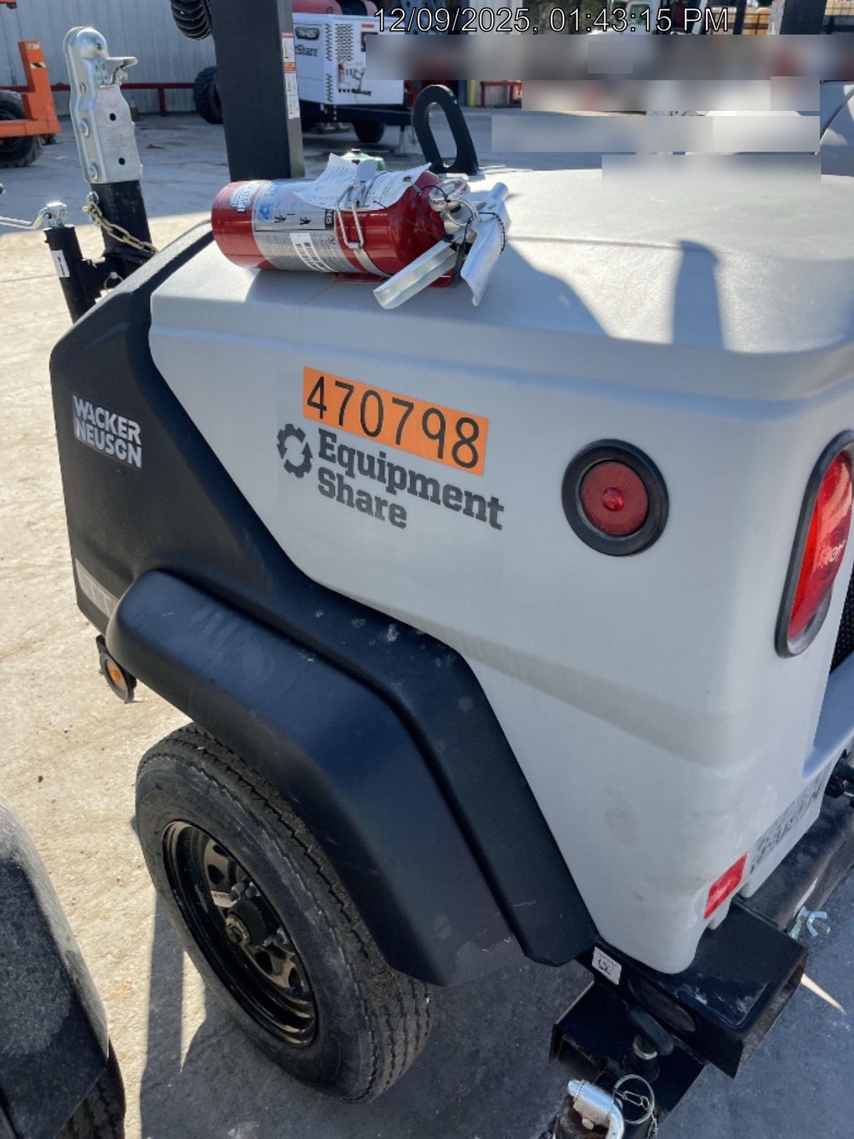 2024 Wacker Neuson LTT4 Diesel, Kohler KDW702, Deep Sea Controller, Auto Start, LED 320W, Bypass Outlet, T3