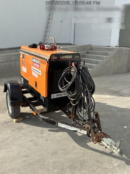 2022 Lincoln Electric LE400 Kubota V1505, Trlr, Cable Rack, Light Kit, ES Decals, T3